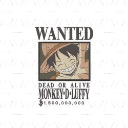 Bounty Luffy embroidery design, One piece embroidery, Anime design, Embroidery Png
