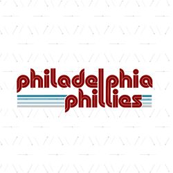 Philadelphia Phillies SVG, Retro Philadelphia Baseball SVG, Baseball SVG,NFL svg, NFL foodball