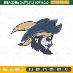 Charleston Southern Buccaneers Embroidery Designs