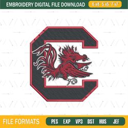 South Carolina Gamecocks Embroidery Files
