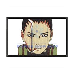 Smoking Nara Shikamaru Anime Embroidery File png