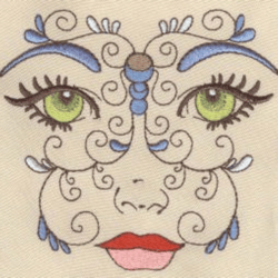 Embroidered face : Embroidery Design baki anime DemonSlayer Embroidery, Anime Embroidery, Machine Embroider