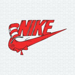 Nike Logo Dr Seuss Cat In The Hat SVG