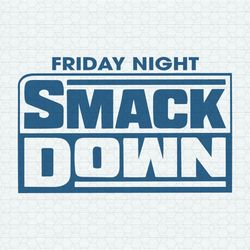 Wwe Friday Night Smackdown Logo SVG