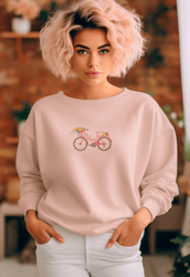 ORGANIC and Organic In Conversion Crewneck sweatshirt for women Embroidered