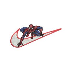Nike Spiderman Logo embroidery design, Spiderman embroidery, Nike design, movie design