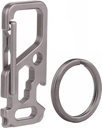 Heavy duty keychain Titanium carabiner clips Multifunctional keychain(US Customers)