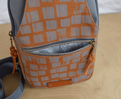 Sling Bag SEWING PATTERN, Digital File, VIDEO, Retro Style Sling Bag, Unisex Crossbody Bag pattern, Men's Bag, pdf-76216