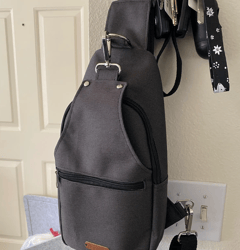 Sling Bag SEWING PATTERN, Digital File, VIDEO, Retro Style Sling Bag, Unisex Crossbody Bag pattern, Men's Bag, pdf-76126
