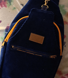 Sling Bag SEWING PATTERN, Digital File, VIDEO, Retro Style Sling Bag, Unisex Crossbody Bag pattern, Men's Bag, pdf-15115