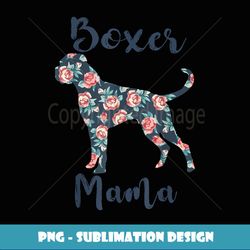 BoxerMama Women Dog Mom Funny Mother Day Lover Gift - Vintage Sublimation PNG Download