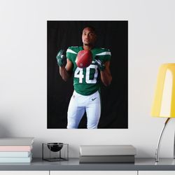 Kyron Brown Poster 18x24, Home wall art print decor, gift for brother, man cave