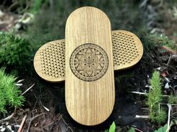 Natural wood, Meditation gift, Yoga women gifts, Wooden Sadhu Board with nails for foot massage