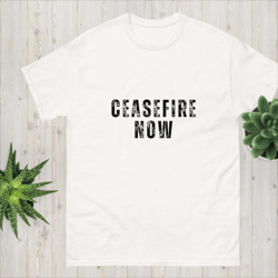 Men's classic tee | Ceasefire now | Stop War | Free Gaza