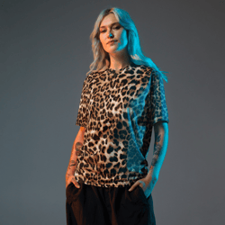 Leopard Print Animal Skin Pattern Recycled unisex sports jersey