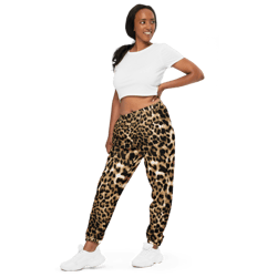 Leopard Print Animal Skin Pattern Unisex track pants