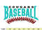 Cougars Baseball Embroidery Design, Sport Embroidery Design, Machine Embroidery Design, Instant Download, 5 Sizes.jpg