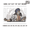 Grimmjow Embroidery Design File, Bleach Anime Embroidery, Machine embroidery pattern. Espada Anime Pes Design Brother.png