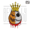 Happy Halloween Pumpkin King Crown Embroidery Designs, The Pumpkin King Jack Skull Embroidery Machine Designs - 4 Sizes, Instant Downloads.jpg