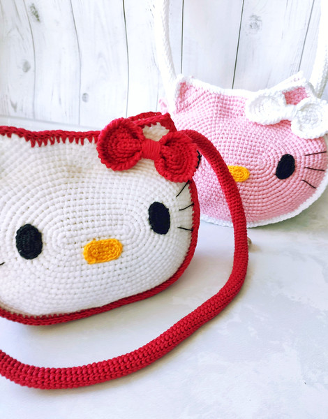 Bag for little girl, Baby gift crochet bag, bag for daughter