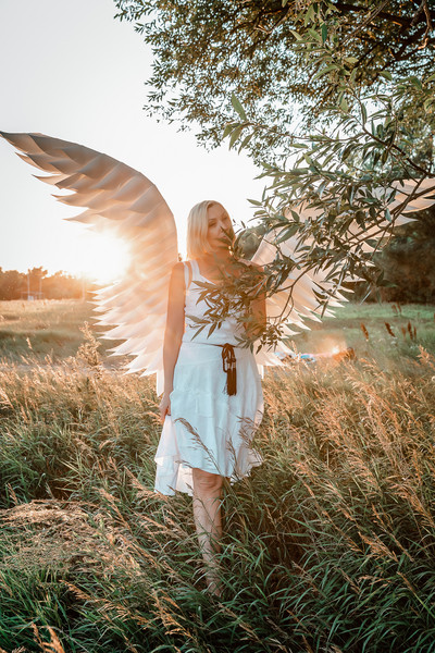 White wedding wings costume Maternity photo shoot Sexy cosplay Angel wings wearable bird wings photo props Festival outfit.jpg