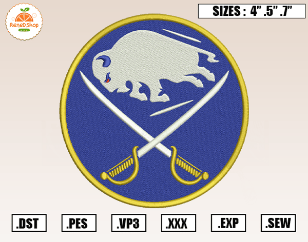 Buffalo Sabres Embroidery Designs, NHL Embroidery Design File Instant Download.jpg