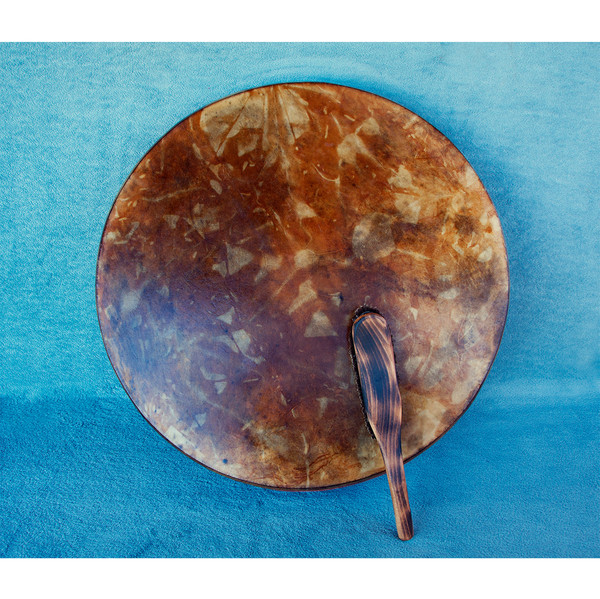 Shamanic Drum Handmade Musical Instrument Spiritual Practice Home Decor — копия (10).jpg