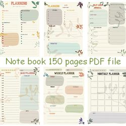 Printable Planner Notebook