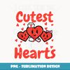 I Care For Cutest Little Hearts Nurse Valentines Day Nursing - Signature Sublimation PNG File