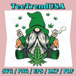 Funny Weed Gnome Svg, Cannabis Marijuana Svg, Weed Leaf Svg, Smoking Svg, Cannabis Svg, Sublimate Designs Download