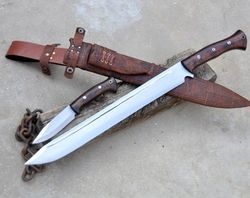 20 inches Long Blade Grosser Messer sword-large sword-hand forged-Full tang-Tempered-sharpen-tempered carbon steel