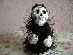 Ceramic voodoo doll. Horror Dolls. Handmade
