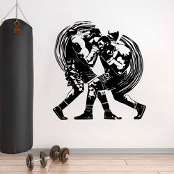 Boxing Gym Training, Sport, Car Stickers Wall Sticker Vinyl Decal Mural Art Decor