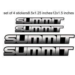 snowmobile sled decal stickers kit summit
