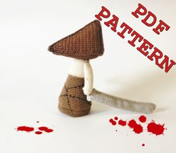 Pyramid head plush toy PDF crochet pattern, horror doll