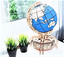 Digital Template Cnc Router Files Cnc Globe Files for Wood Laser Cut Pattern