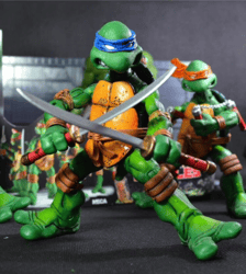 Teenage Mutant Ninja Leonardo TMNT Turtles Action Figure Toy USA Stock New In Box