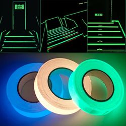 Luminous Tape 3 Meters Self-adhesive Glow Emergency Logo In The Dark Safety Stage Stickers Home Decor