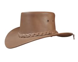 Outback Western Australian Cowboy Leather Hat