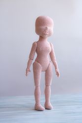 Crochet doll pattern Basic Doll body patterns Amigurumi doll pattern Crochet body doll 13 inch Paola Reina body base