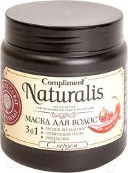 Compliment Hair mask 3in1 with pepper, against hair loss, growth stimulation and strengthening Naturalis 500 ml