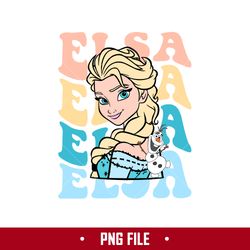 Elsa Princess Png, Disney Princess Png, Princess Family Trip Png Digital File