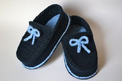 Baby Loafers Crochet pattern Moccasins for kids
