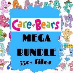 Care Bears SVG bundle, 350 File Care Bears svg, Care Bears png, Care Bears Clipart, Care Bears Layered Cricut, Care Bear