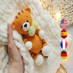crochet pattern tiger, amigurumi animals pattern, crochet tiger amigurumi pattern, crochet safari animals
