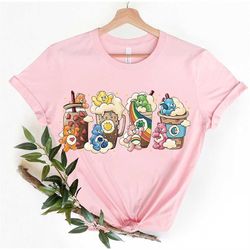 Care Bears,Coffee Sweat,80's Kids Shirt,Coffee Lover Gift, Teddy Bear, Rainbow Bear, Tender Heart Bear Shirt