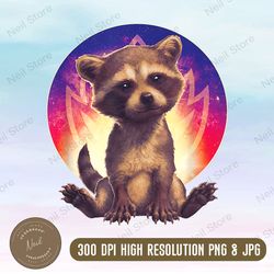 Marvel Guardians of the Galaxy Volume 3 Baby Rocket Raccoon Png, PNG High Quality, PNG, Digital Download