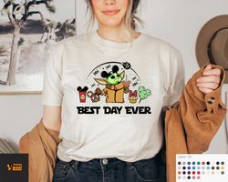 Best Day Ever Shirt , Baby Yoda Shirt, Star Wars Shirt, Vintage Baby Yoda, Disney Shirts, Disneyland, Walt Disney Shirt