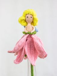 Crochet pattern, Amigurumi pattern, Doll crochet pattern. Ctochet doll tutorial, Crochet Thumbelina, PDF crochet pattern