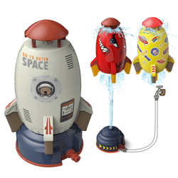 Rocket Launcher Toys Outdoor Rocket Water Pressure Lift Sprinkler Toy Fun Interaction In Garden Lawn Water Spray Toys